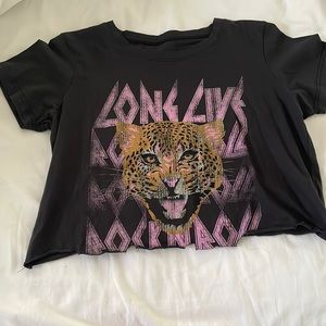 cropped top from linen rose boutique